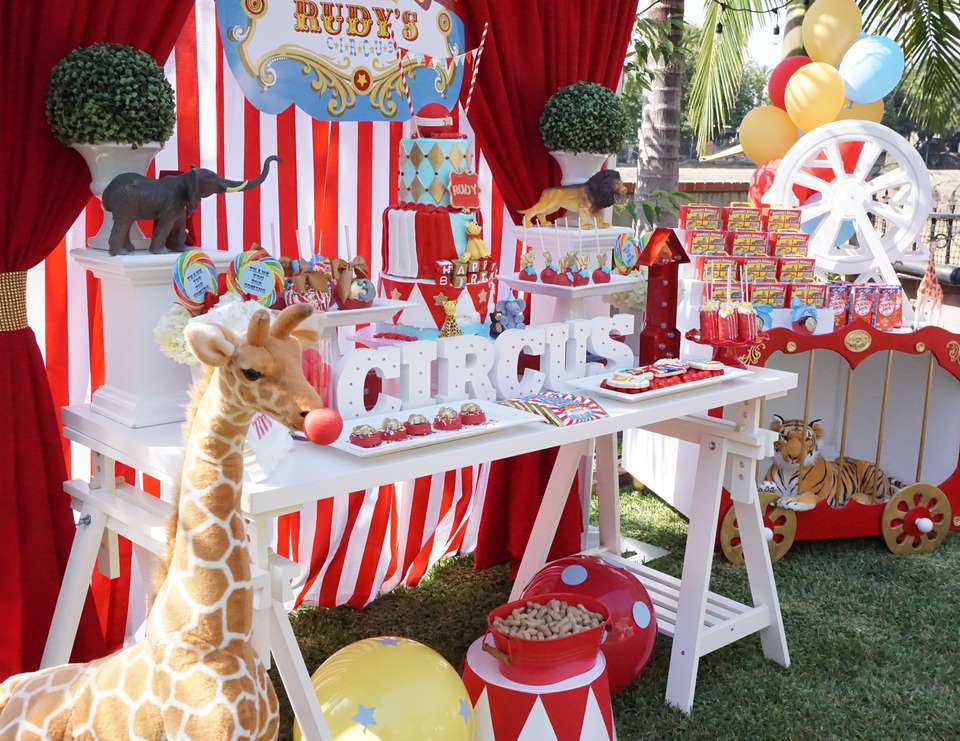 Circus Themed Birthday Party