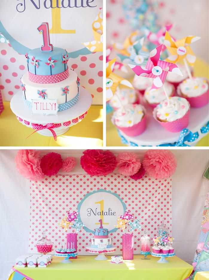 Polka Dots Theme Birthday Party