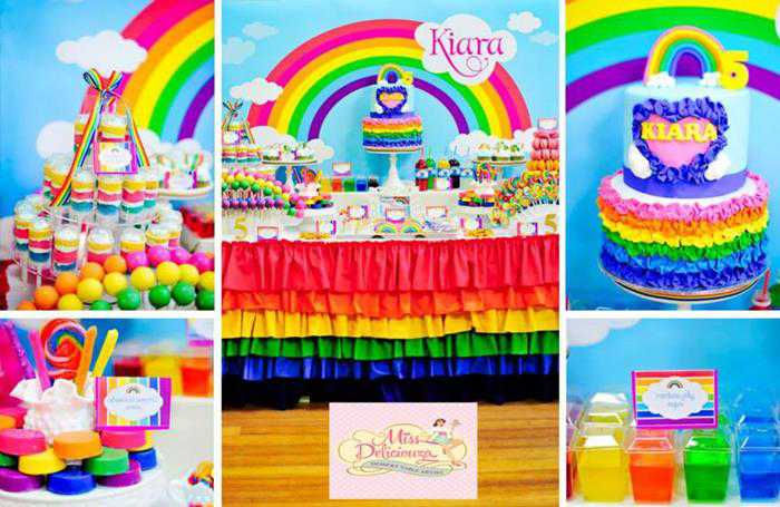 Rainbow Theme Party
