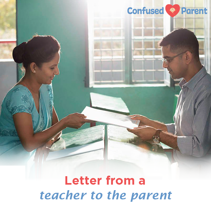 Letter From A Teacher To Parent