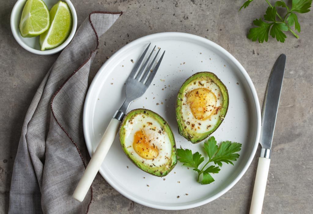 Avocado with Baked Egg - Delicious Ways Of Eating Avocado