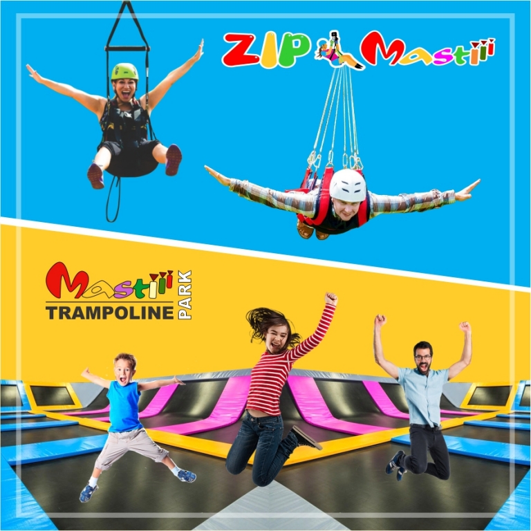 Mastii Zone Pink Square - Best Amusement Places In Jaipur For Kids