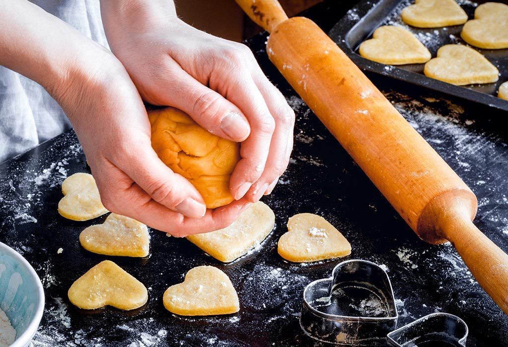 Homemade organic baby biscuits