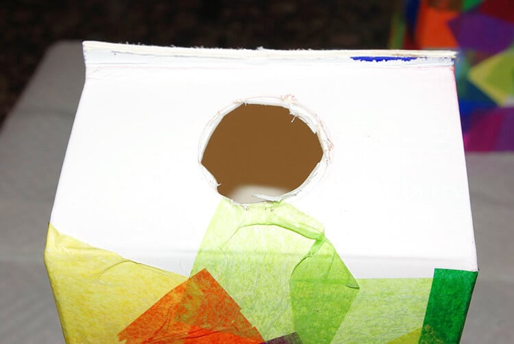 Bird House From Juice/ Milk Cartons 5