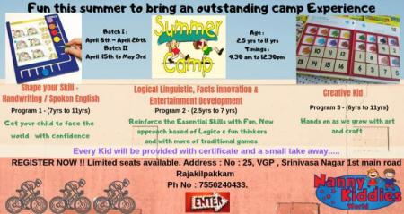Summer Camp By Nanny Kiddies Kiddies World