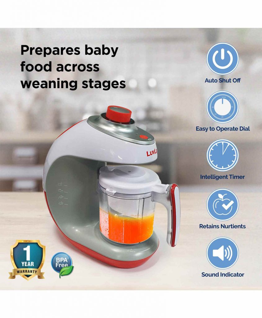 LuvLap Baby Food Steamer & Blender